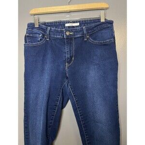 Levis 711 Skinny Jeans Womens 31 Blue Mid Rise Stretch Denim Pants Water Less